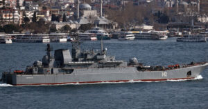 Ukraine strikes Russian naval touchdown warship in Crimea