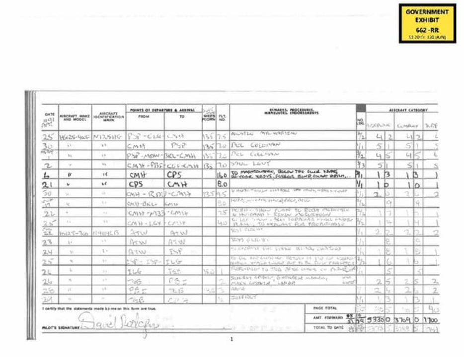 Epstein flight logs launched in USA vs. Maxwell