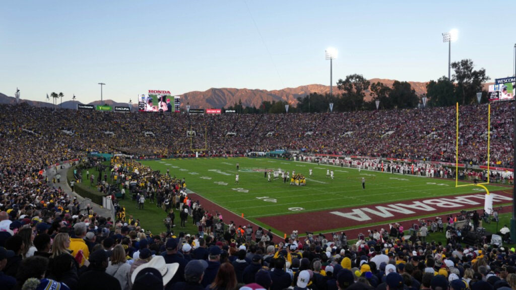 9 photos of 1 other impossibly handsome Rose Bowl sunset