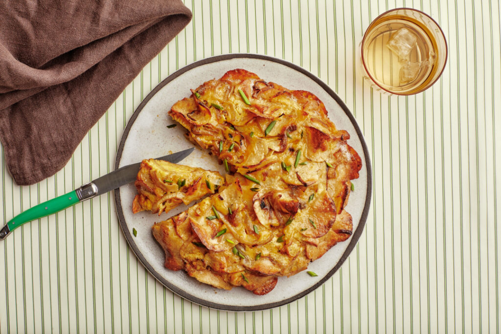 Bitter-Cream-and-Onion Tortilla Española