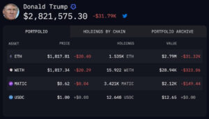 Arkham Intelligence Watches Trump’s Crypto Wallet Mumble