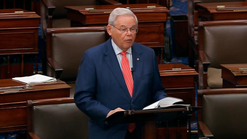 ‘Unsafe’: Menendez disputes corruption prices on Senate ground