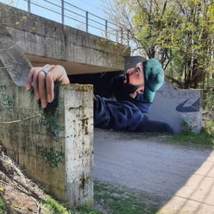 Graffiti Artist Creates Inviting Optical Illusions