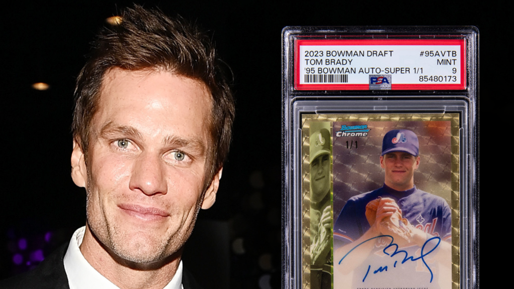 Tom Brady Baseball Card Sells for $158k