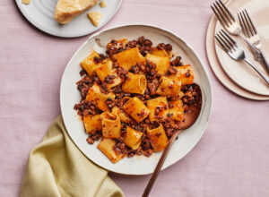 Balsamic Mushroom and Sausage Pasta