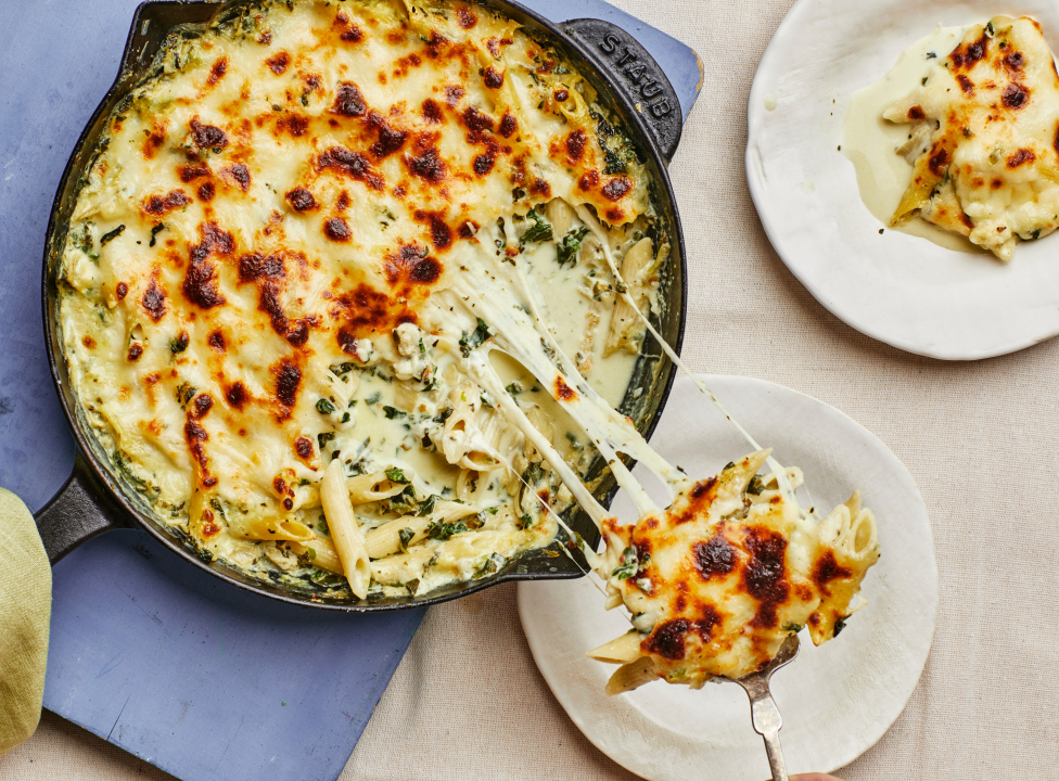 Spinach-Artichoke-Dip Pasta