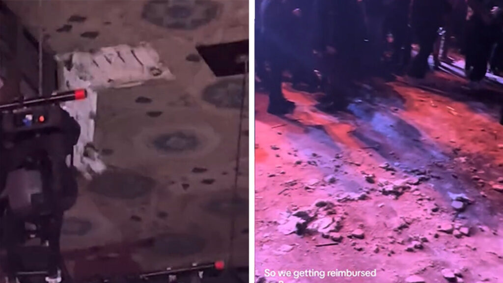 Change LA’s Ceiling In part Collapses Mid-Dwell performance