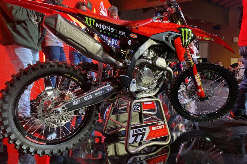 Ducati Desmo450 MX Published