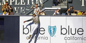 How will the Padres have their outfield vacancies?