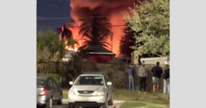 Shrimp plane crashes into Florida mobile dwelling park