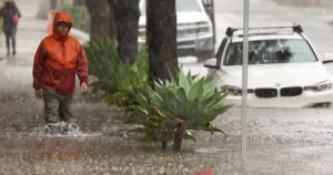 Doubtless life-threatening storm system begins pounding California