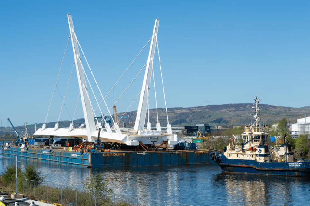 First share of fresh Renfrew bridge arrives