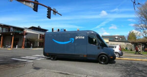 Within Amazon’s electrical transport trucks