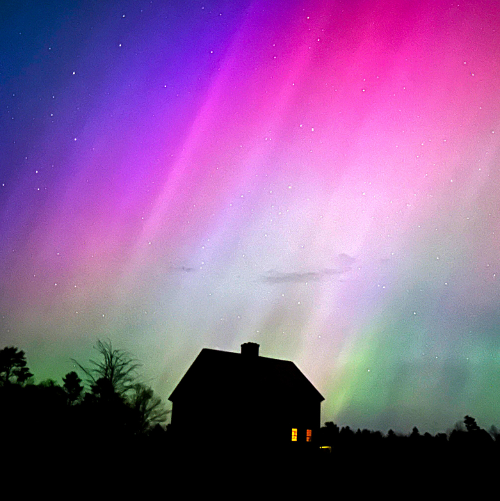 A Solar Storm Lights Up the Night Sky