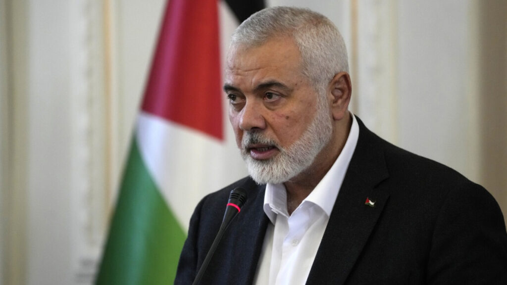 HAMAS LEADER ASSASSINATED IN TEHRAN