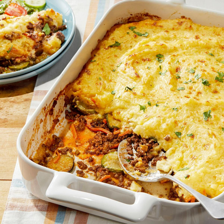 Vegetable Pork Shepherd’s Pie