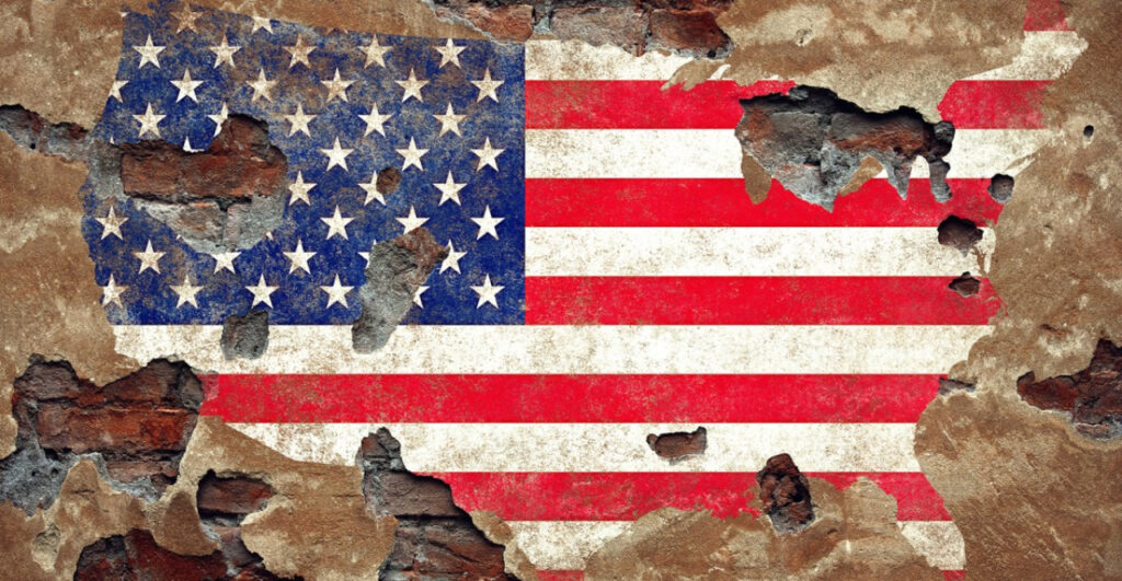 Is The US collapsing indulge in broken-down Rome?