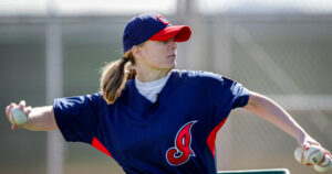 Females’s decent baseball ready. But first wishes gamers….