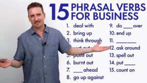15 PHRASAL VERBS for Industrial and the Office