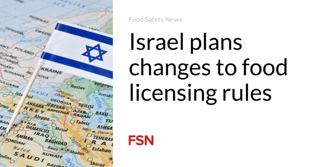 Israel plans adjustments to food licensing tips