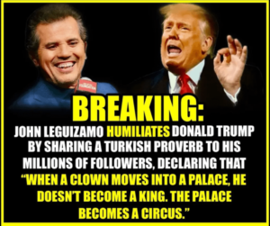 Rattling, Johnny! Guess we voted for a circus