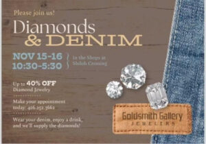 Diamonds and Denim Tournament at Goldsmith Gallery Jewelers