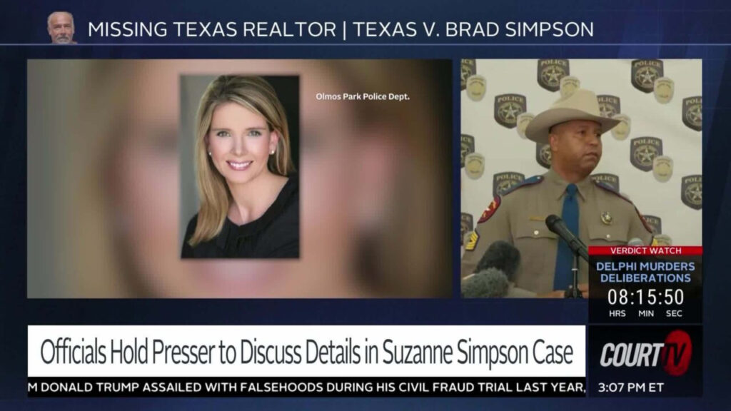 Press Conference Held Detailing Suzanne Simpson’s Disappearance