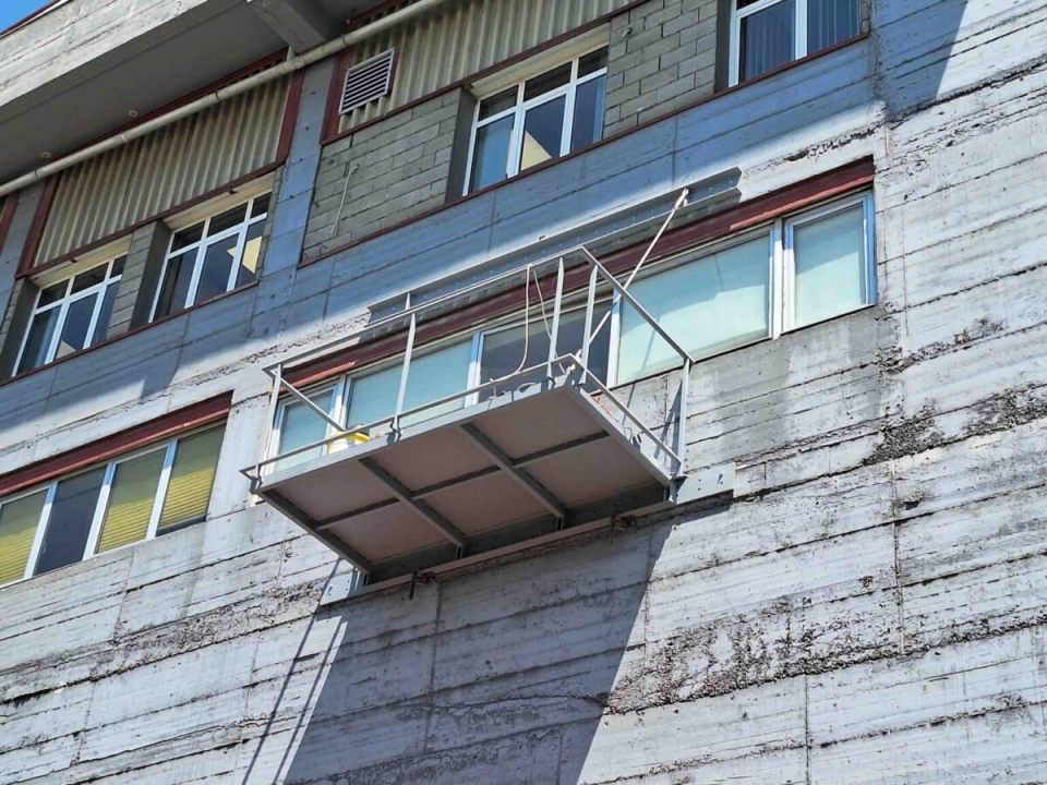 Prefabricated modular balcony for PV systems